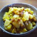 nemuchan's cooksnap of when they made リンゴとさつまいものデザート♪.