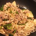 ぷっくりす's cooksnap of when they made 晩酌に☆豚蓮根のニンニクの芽炒め.