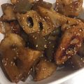 ポメちょん's cooksnap of when they made れんこん＆こんにゃくのきんぴら.