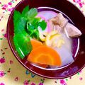 ふたごゆき's cooksnap of when they made 我が家のお雑煮（おすまし）♪.