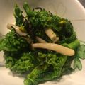 ♪あいみさん♪'s cooksnap of when they made レンジで簡単!!菜の花としめじのナムル.