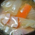 ★MABO111★'s cooksnap of when they made 人参と玉葱とキャベツとベーコンのスープ.