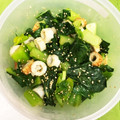 akicon's cooksnap of when they made 小松菜とちくわを醤油とゴマで和えるだけ.