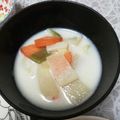 クックG55PTT☆'s cooksnap of when they made 冷蔵庫の残り物消費☆簡単ミルクスープ.
