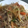 ゆうかあぁ's cooksnap of when they made 子どもが大好き！チャプチェ風春雨炒め.