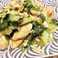 logicmania's cooksnap of when they made 鶏胸肉とチンゲン菜のマヨ柚子こしょう.
