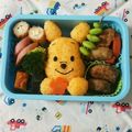 ゆるじゅ0314's cooksnap of when they made ♪キャラ弁♪プーさん♪.