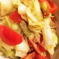 ♧もい♧'s cooksnap of when they made プチトマトとキャベツのごま和え♪.