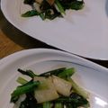 ナンキンハゼ's cooksnap of when they made 小松菜とエリンギのガーリックバター炒め.