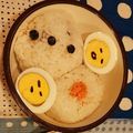 chiko87's cooksnap of when they made ■　ｺﾛｺﾛ…サイコロおにぎり　■.