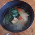 かよばぁ's cooksnap of when they made 簡単♡鶏のシンプルお雑煮♡醤油仕立て.
