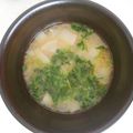 sawararara's cooksnap of when they made 春の七草みそ汁.