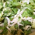 rakuen's cooksnap of when they made 簡単！レタス×ささみ胡麻マスタードサラダ.