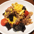 きなこふに's cooksnap of when they made ピリ辛！キクラゲとトマトと卵の炒め物.