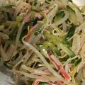 hykumi's cooksnap of when they made 低糖質！もやしときゅうりの中華サラダ.