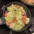 kokko！！'s cooksnap of when they made キャベツとウインナーのカレー炒め.