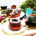 かおりかざり's cooksnap of when they made バレンタインにも♥ショコラシュードーナツ.