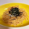 せきとりーな's cooksnap of when they made 簡単！白だしで濃厚明太子クリームパスタ.