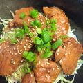 こんこんこっこ's cooksnap of when they made バターチャーシュー丼.