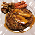 umekko＊'s cooksnap of when they made きのこと大葉の和風ハンバーグ.