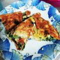まきん家's cooksnap of when they made 子どももパクパク☆小松菜オムレツ.