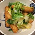 クックRJG0L2☆'s cooksnap of when they made 白菜と天ぷらの煮物.