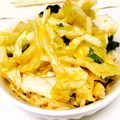 −simba−'s cooksnap of when they made 簡単★ピリ辛やみつきキャベツ.