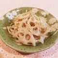 Richland☆Y's cooksnap of when they made 白だしでレンコンの白きんぴら.