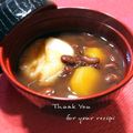 inyako's cooksnap of when they made 粟善哉.