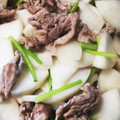 クック12SNAR☆'s cooksnap of when they made 簡単！素材の味を生かした豚カブ炒め.
