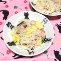 B_C_M's cooksnap of when they made 鯖ベーコン白菜ペペロンチーノ白滝.