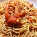 たぷちよ's cooksnap of when they made タラバ蟹で・うふふ♪のトマトパスタ★.