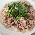 ｺｱﾗ's cooksnap of when they made ☆れんこんと豚肉の蒸し焼き☆.
