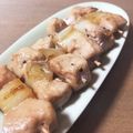 なつki's cooksnap of when they made 簡単☆むね肉で焼き鳥♪フライパンで！！.