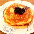 LiLi's cooksnap of when they made カッテージチーズ★パンケーキ.
