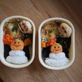 みるく茶's cooksnap of when they made お正月キャラ弁＊鏡もちミカン君♪.