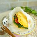 ダヤンCafé's cooksnap of when they made 低糖質♡おからパンのサンドイッチ.