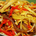 クック64OY6U☆'s cooksnap of when they made 簡単！節約！人参、大根の皮できんぴらさん.