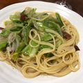 イヌチン's cooksnap of when they made アンチョビとドライトマトのパスタ.