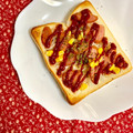 ふたごゆき's cooksnap of when they made ＊新玉ねぎとウィンナーのマヨトースト！＊.