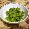 クック1AW1GN☆'s cooksnap of when they made セロリの葉でピリ辛ナムル風.