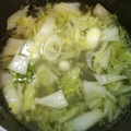 8324690's cooksnap of when they made 生姜たっぷり白ネギと白菜のスープ.
