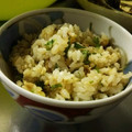 はかぜ's cooksnap of when they made 秋刀魚 と 大葉の たぬきご飯♡.