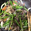 m0110's cooksnap of when they made スタミナ満点☆牛肉とにんにくの芽焼き肉.