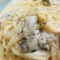 ちあみわ's cooksnap of when they made 簡単！旬の牡蠣DEカルボナーラ♪.