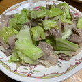 クックB0TF77☆'s cooksnap of when they made ◎　キャベツと豚肉の塩だれ炒め.