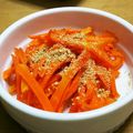 あ～ちゃんさ～ちゃん's cooksnap of when they made 簡単で美味しい人参常備菜.