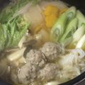 桜姫しゃん。's cooksnap of when they made 豚ミンチと蓮根の団子鍋.