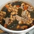 500k's cooksnap of when they made 昆布と鶏肉大豆の煮物★.