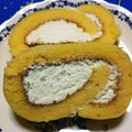 クックMHM8F9☆'s cooksnap of when they made ホットケーキミックスでロールケーキ☆.